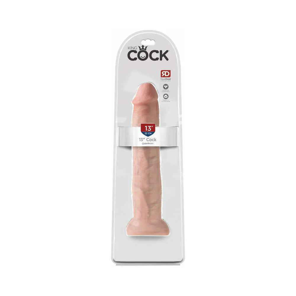 Pipedream King Cock 13 in. Cock Realistic Dildo With Suction Cup