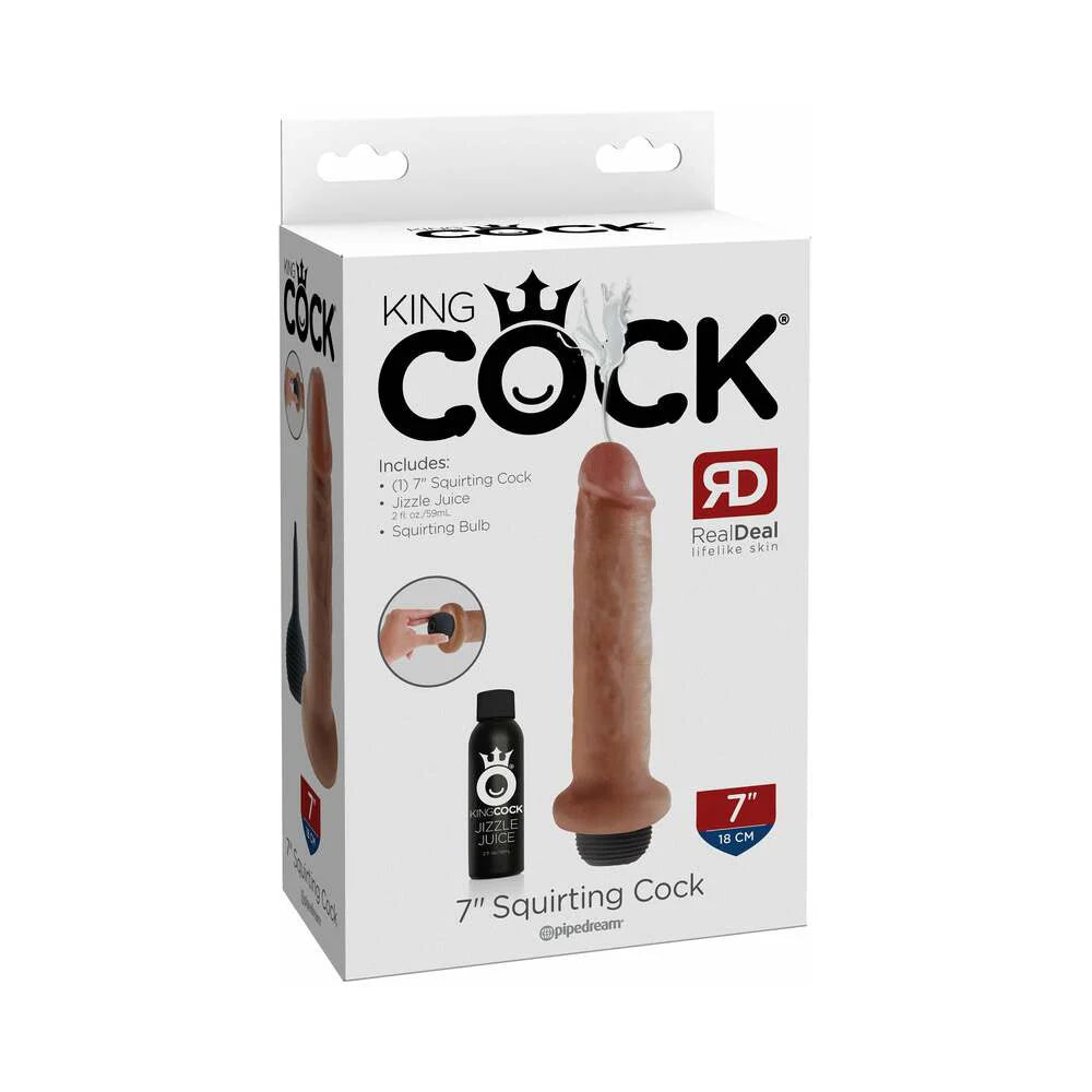 Pipedream King Cock 7 in. Squirting Cock Realistic Dildo