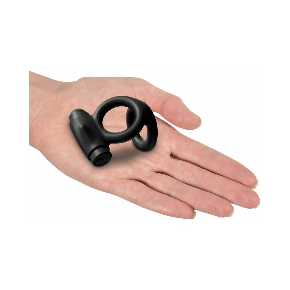 Pipedream Sir Richard's Control Vibrating Silicone Cock & Ball C-Ring