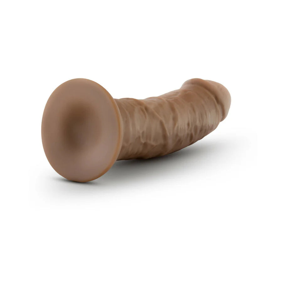 Blush Au Naturel 8 in. Posable Dual Density Dildo with Suction Cup