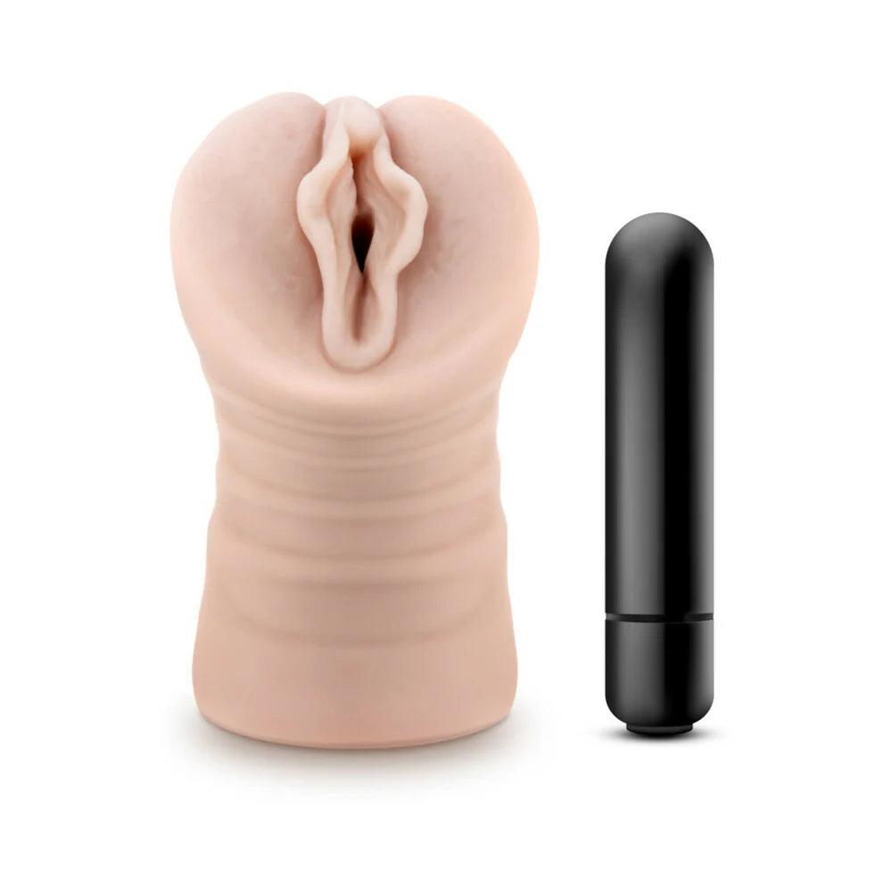 Blush M for Men Ashley Vagina Stroker with Bullet Vibrator