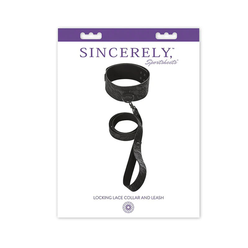 Sportsheets Sincerely Lace Collar & Leash