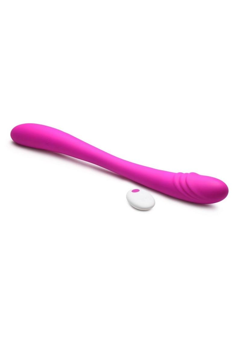 Inmi 7X Double Down Rechargeable Silicone Double Dildo with Remote Control