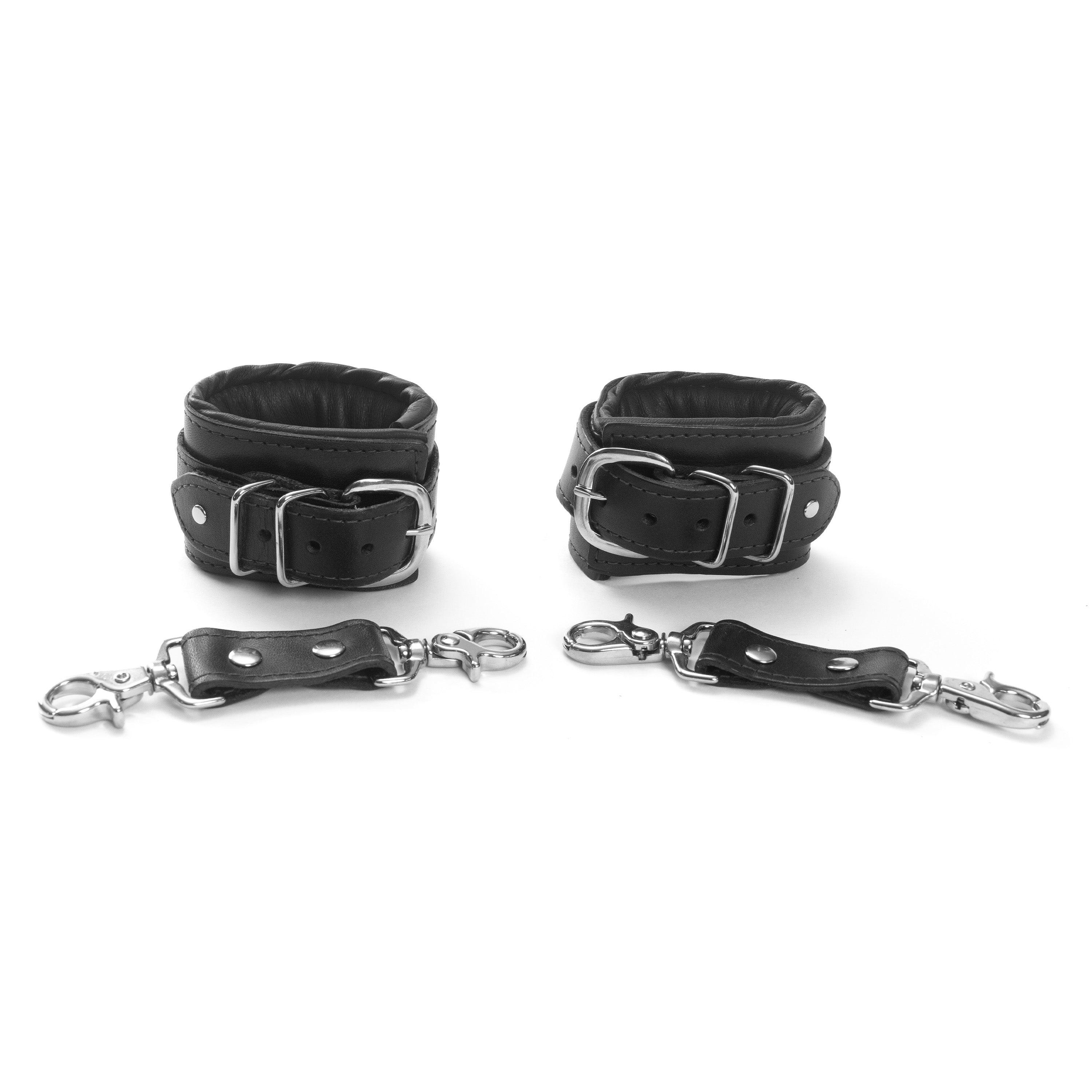 Mercer Premium Soft Leather Padded Wrist Cuffs