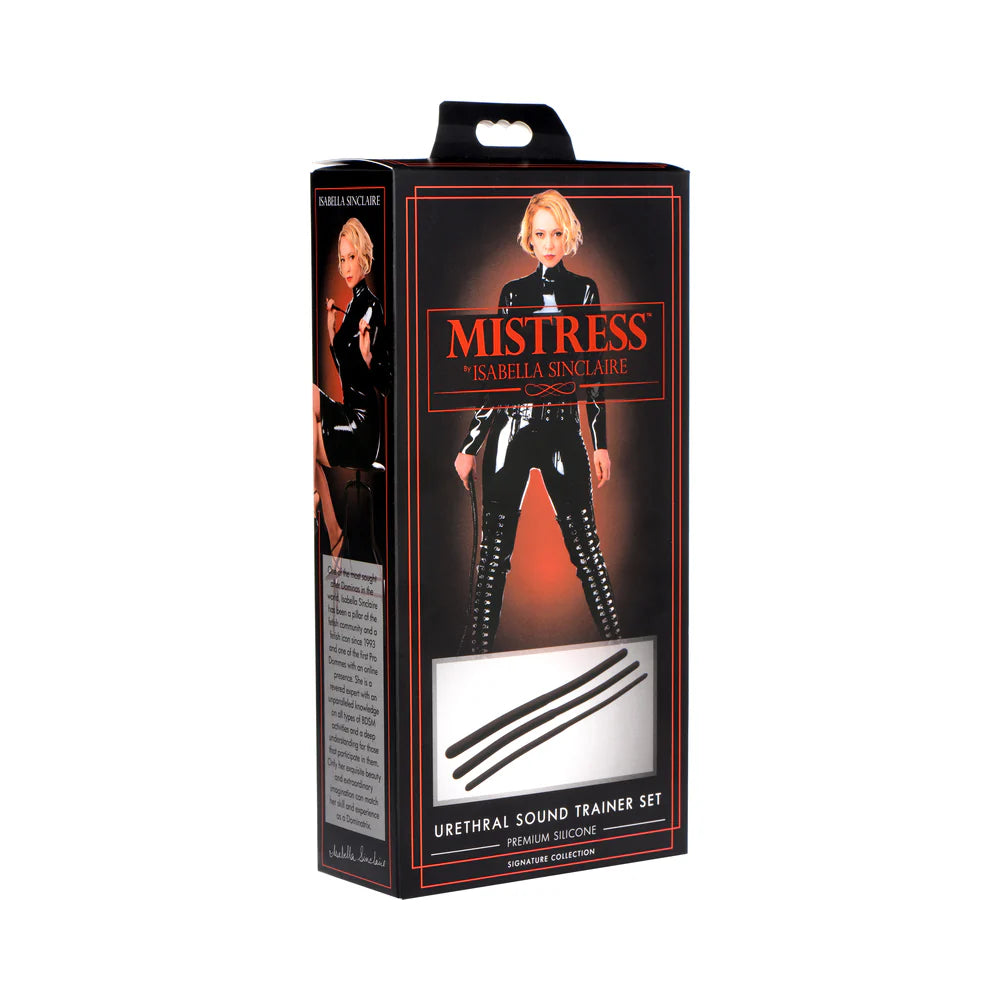 Mistress By Isabella Sinclaire Silicone Urethral Sound 3 piece Trainer Set