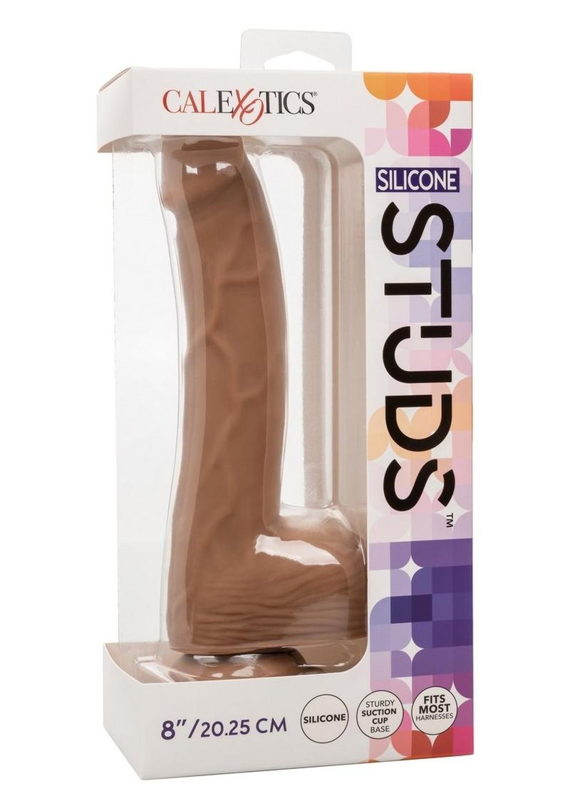 CalExotics Silicone Studs Realistic Dildo 8in