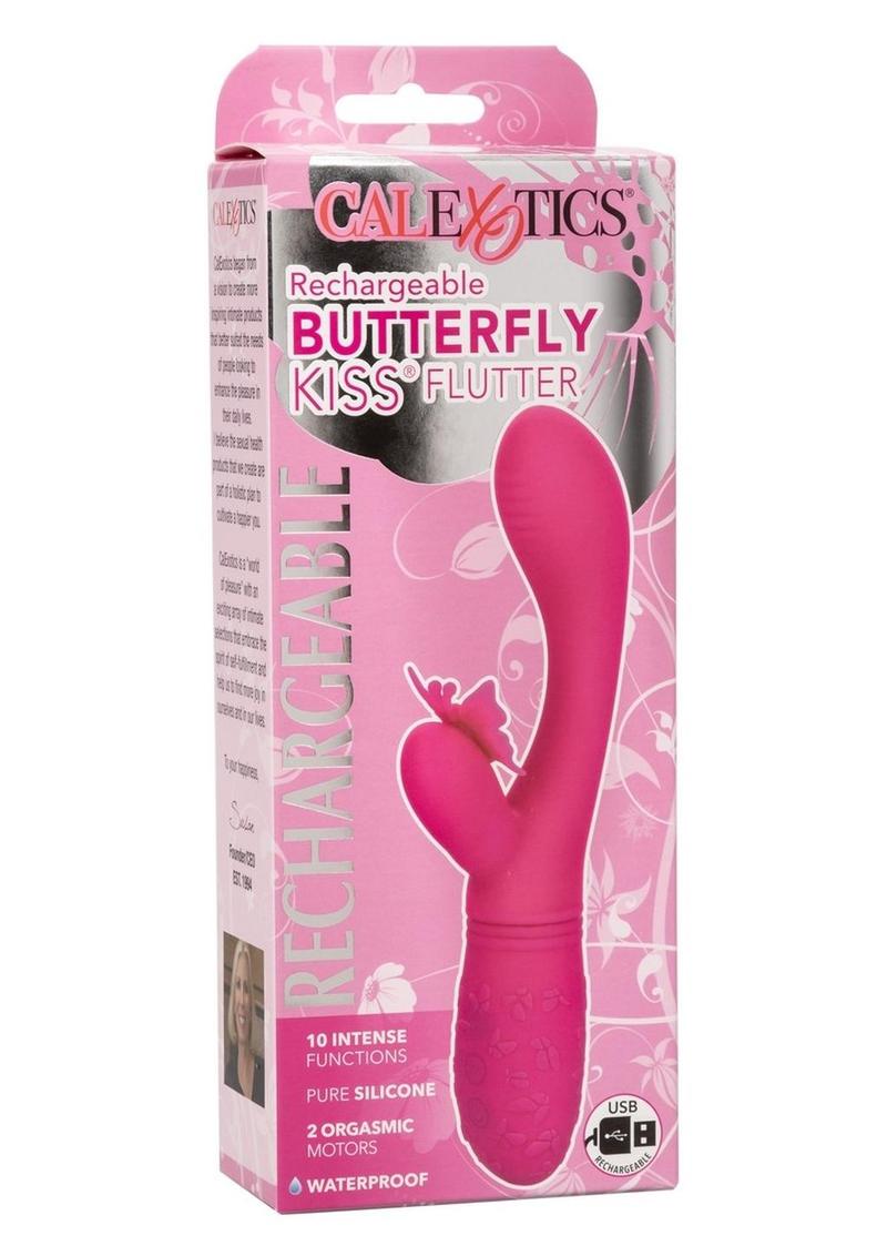 CalExotics Rechargeable Butterfly Kiss Flutter Silicone Massager