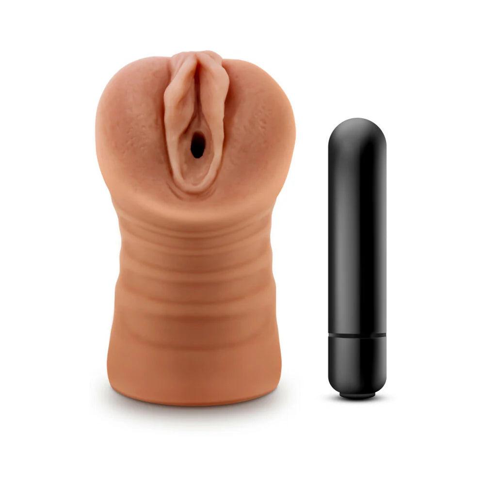 Blush M for Men Julieta Vagina Stroker with Bullet Vibrator