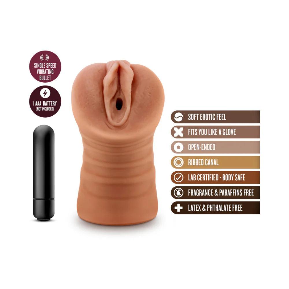 Blush M for Men Julieta Vagina Stroker with Bullet Vibrator