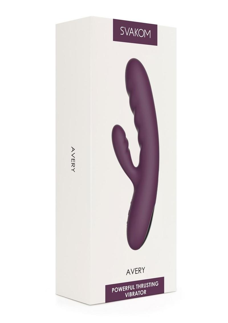 Svakom Avery Silicone Dual Stimulating Rechargeable Vibrator