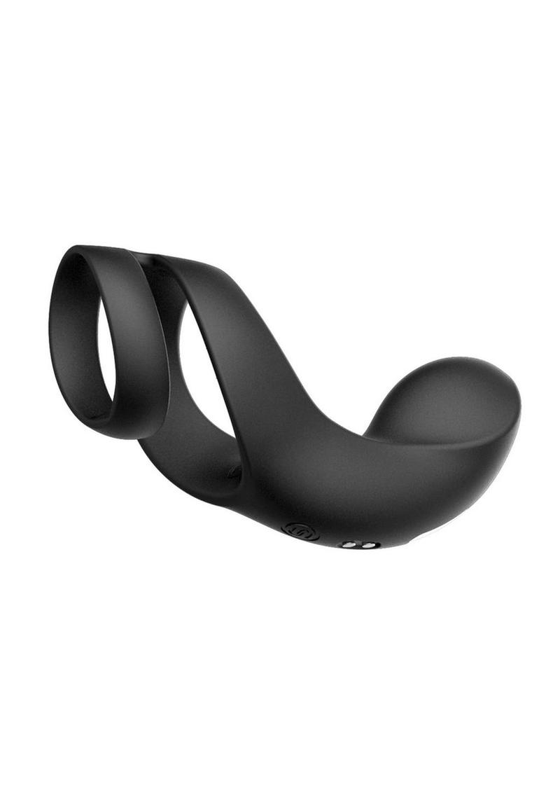 Svakom Benedict Silicone Rechargeable Double Ring Perinium Stimulator Cock Ring