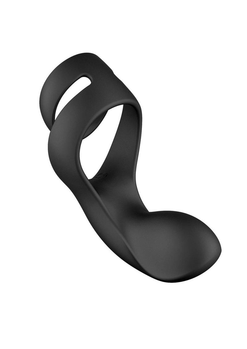 Svakom Benedict Silicone Rechargeable Double Ring Perinium Stimulator Cock Ring