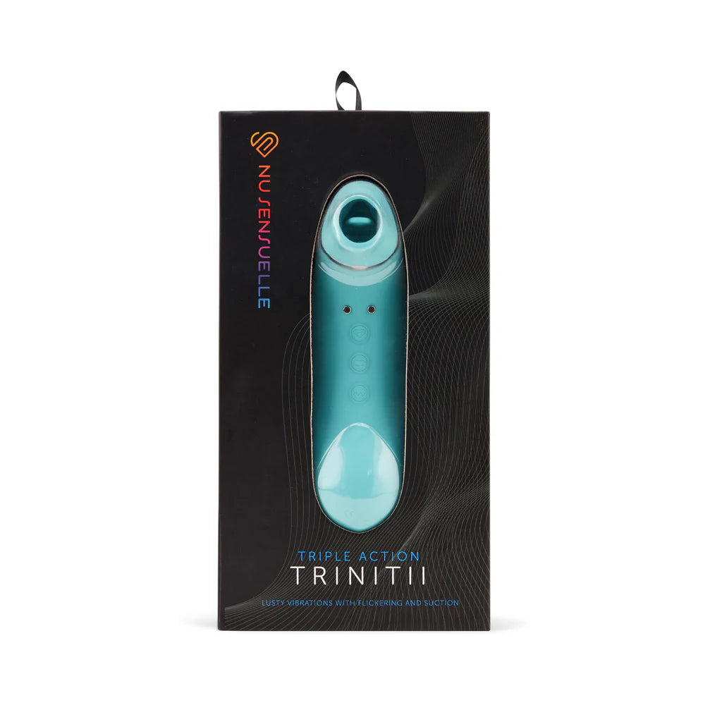 Nu Sensuelle Trinitii Triple Action Rechargeable Silicone Vibrator