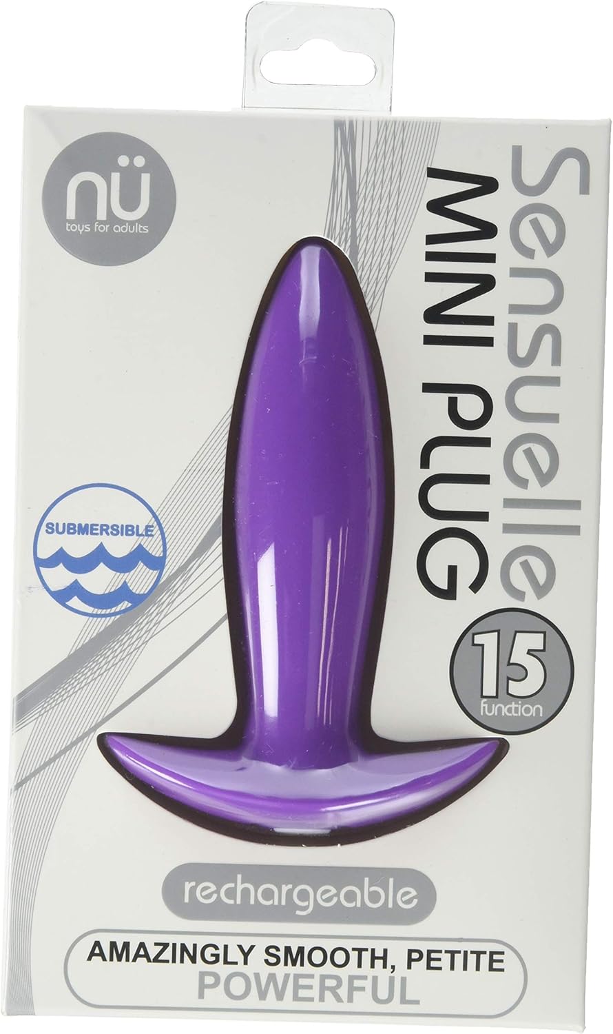 Nu Sensuelle Mini-Plug Rechargeable Silicone Vibrating Plug