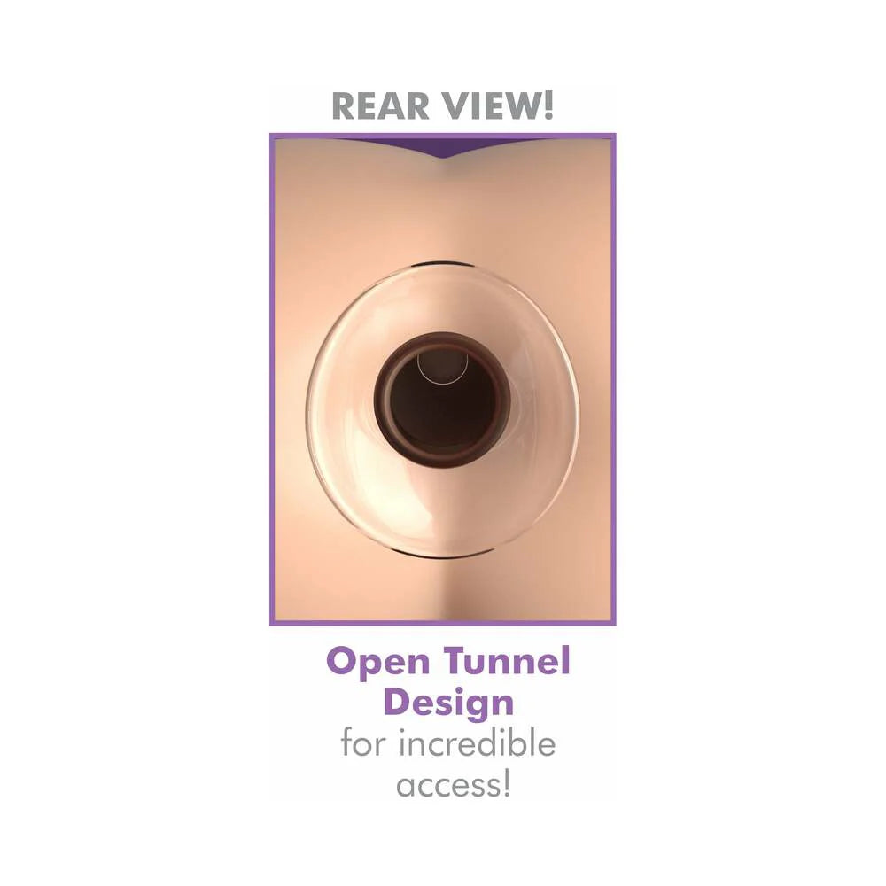 Pipedream Anal Fantasy Elite Collection Beginner's Anal Gaper Glass Tunnel Plug