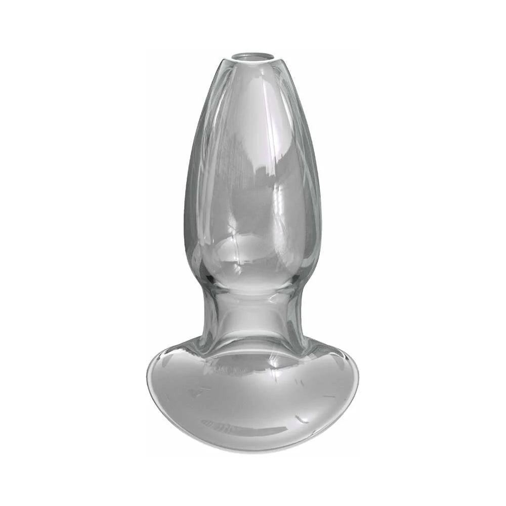 Pipedream Anal Fantasy Elite Collection Large Anal Gaper Glass Tunnel Plug