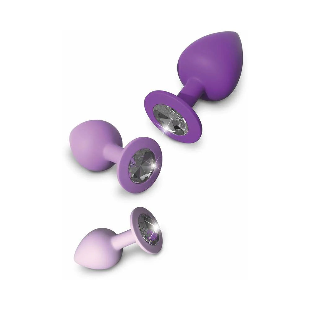 Pipedream Fantasy For Her 3-Piece Silicone Her Little Gems Trainer Plug Set