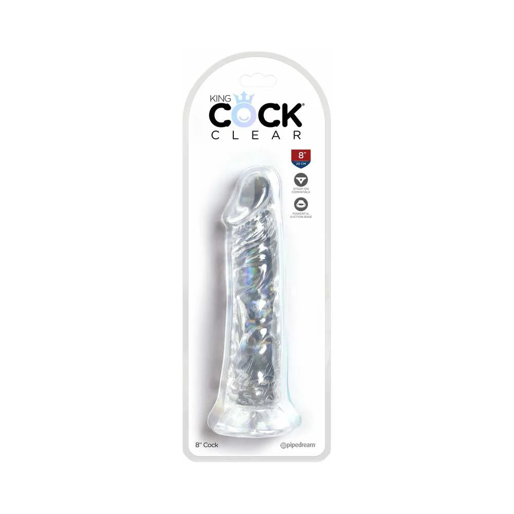 Pipedream King Cock Clear 8in Dildo