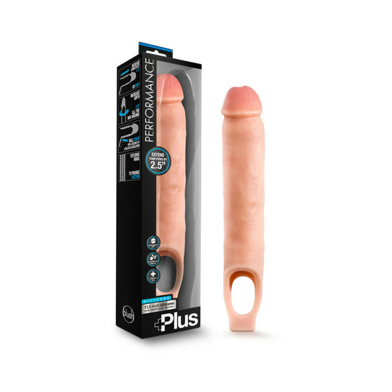 Blush Performance Plus 11.5 in. Silicone Cock Sheath Penis Extender Sling