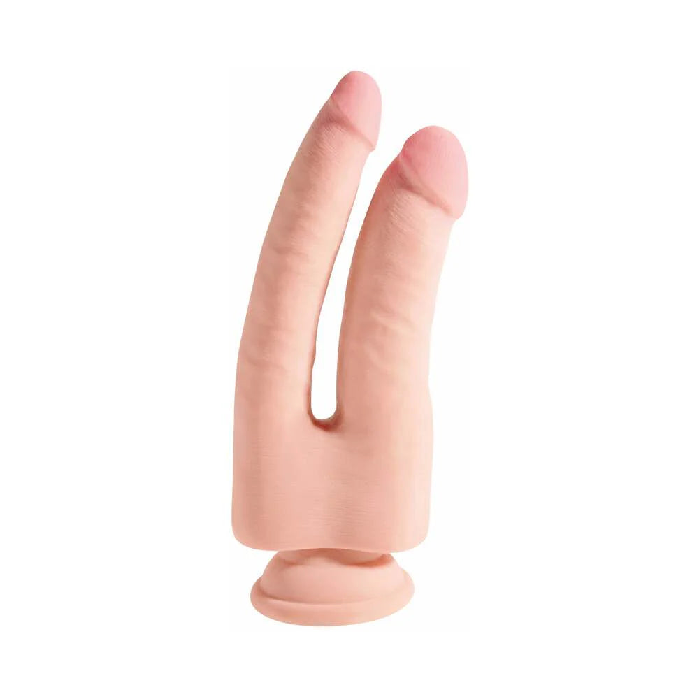 Pipedream King Cock Plus Triple Density Double Penetrator 9.5 in. Realistic Dildo