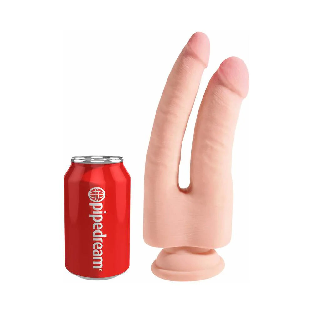 Pipedream King Cock Plus Triple Density Double Penetrator 9.5 in. Realistic Dildo