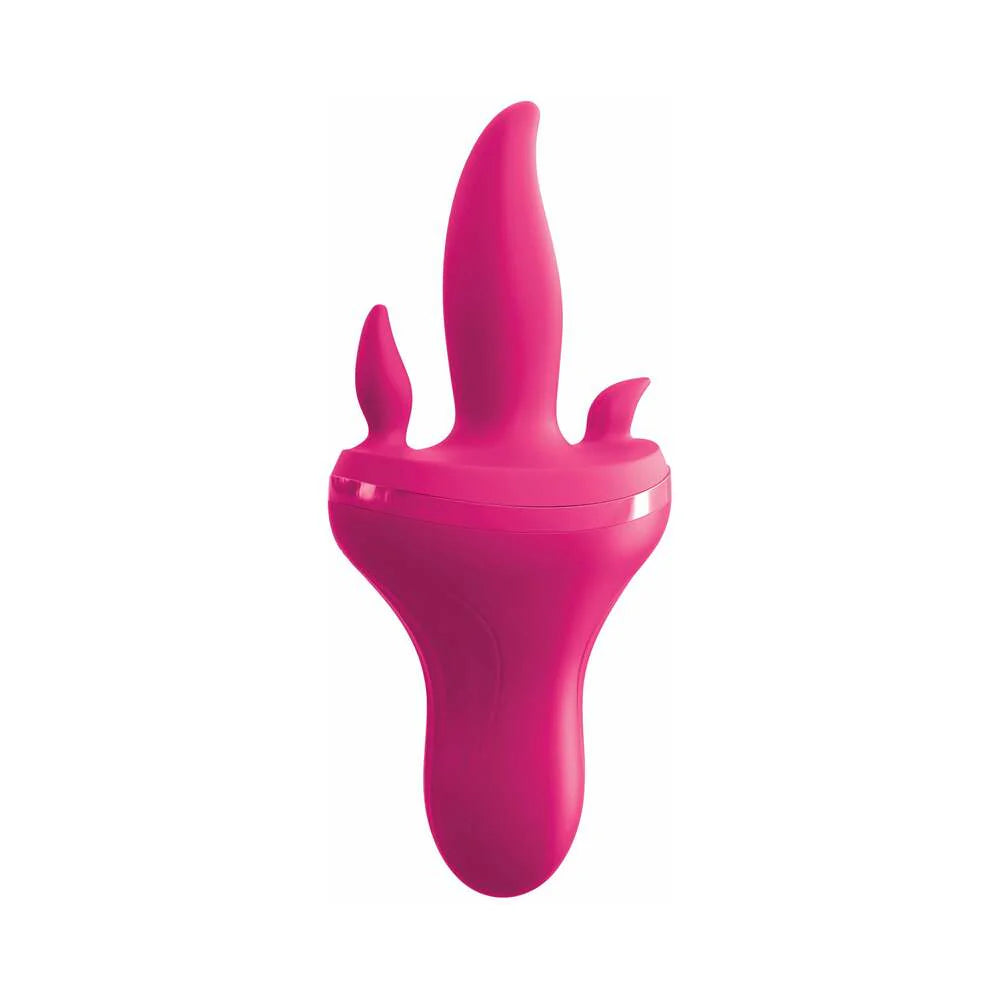 Pipedream 3Some Holey Trinity Triple Tongue Vibrator Rechargeable Silicone