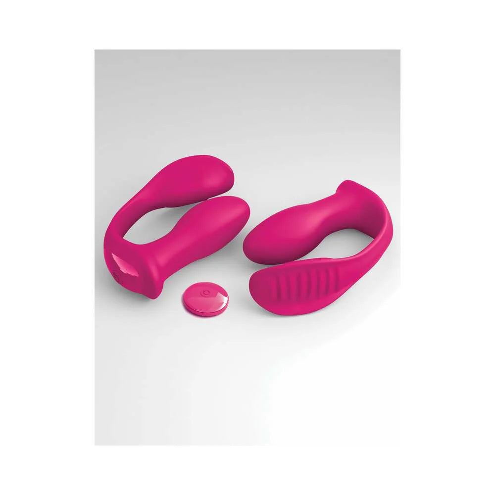 Pipedream 3Some Double Ecstasy Dual Stimulation Silicone Vibrator