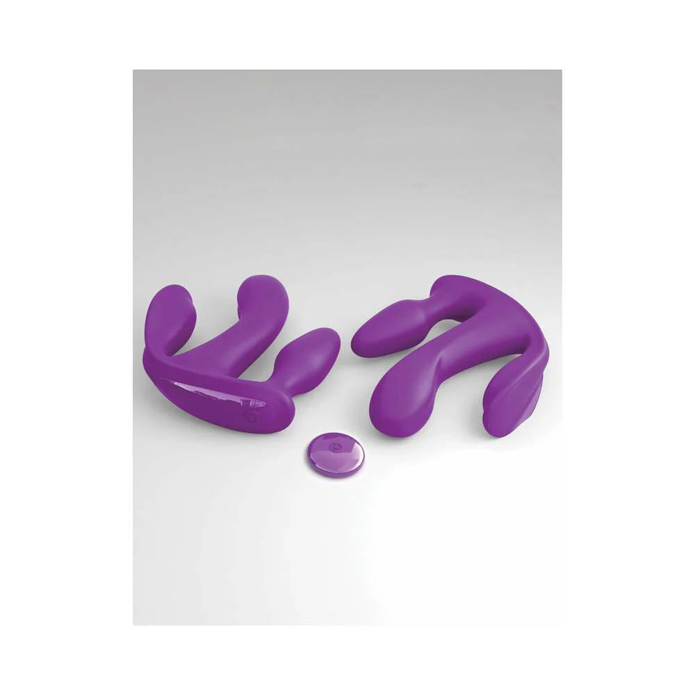 Pipedream 3Some Total Ecstasy Triple Stimulation Silicone Vibrator