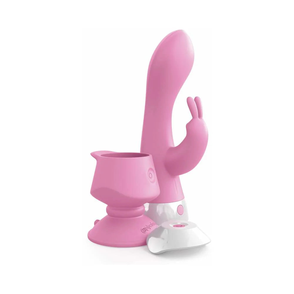 Pipedream 3Some Wall Banger Rabbit Vibrator With Suction Cup