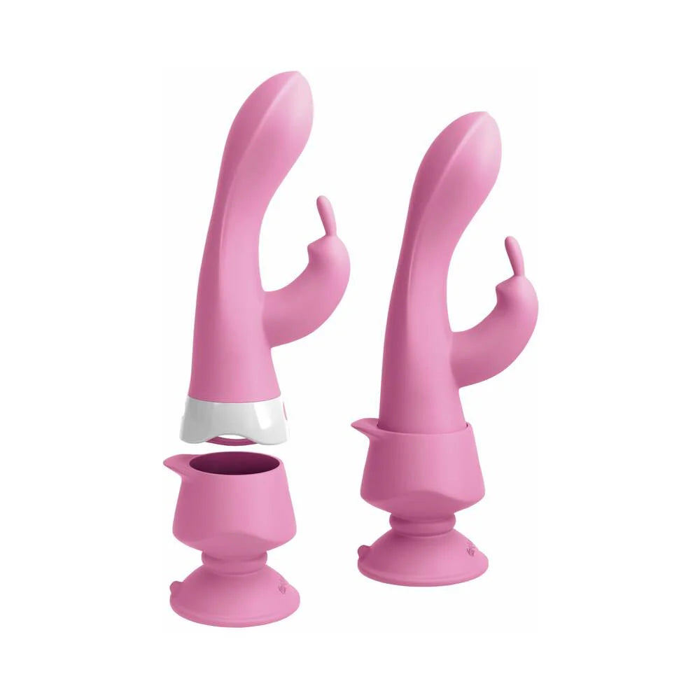 Pipedream 3Some Wall Banger Rabbit Vibrator With Suction Cup