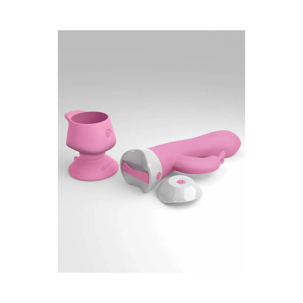 Pipedream 3Some Wall Banger Rabbit Vibrator With Suction Cup