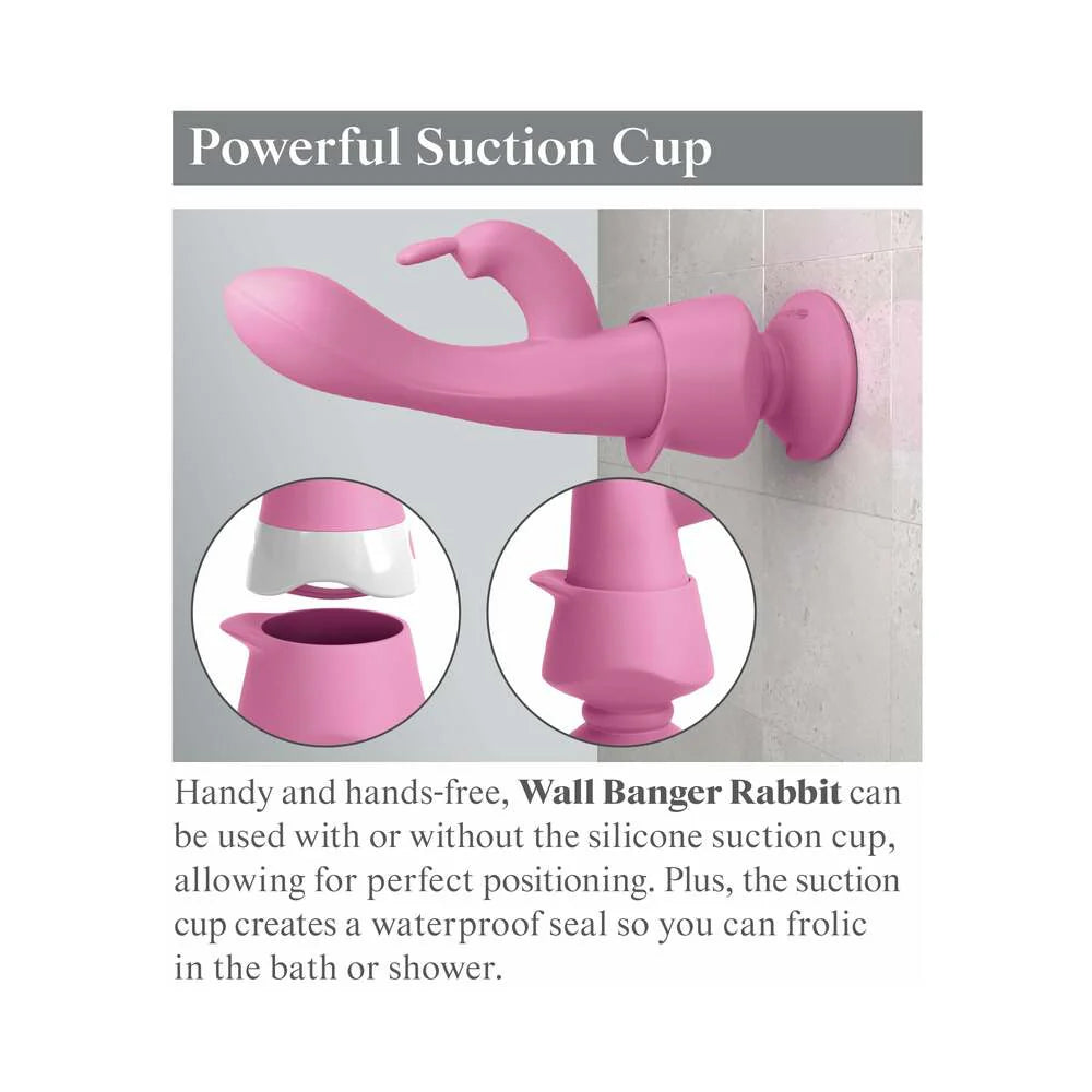 Pipedream 3Some Wall Banger Rabbit Vibrator With Suction Cup