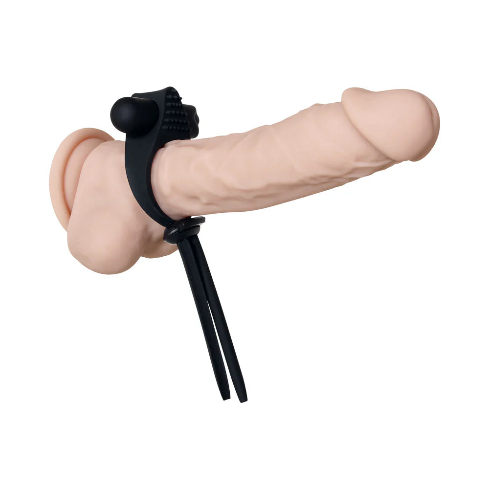 Zero Tolerance Black Tie Affair Rechargeable Silicone Cock Tie Cockring