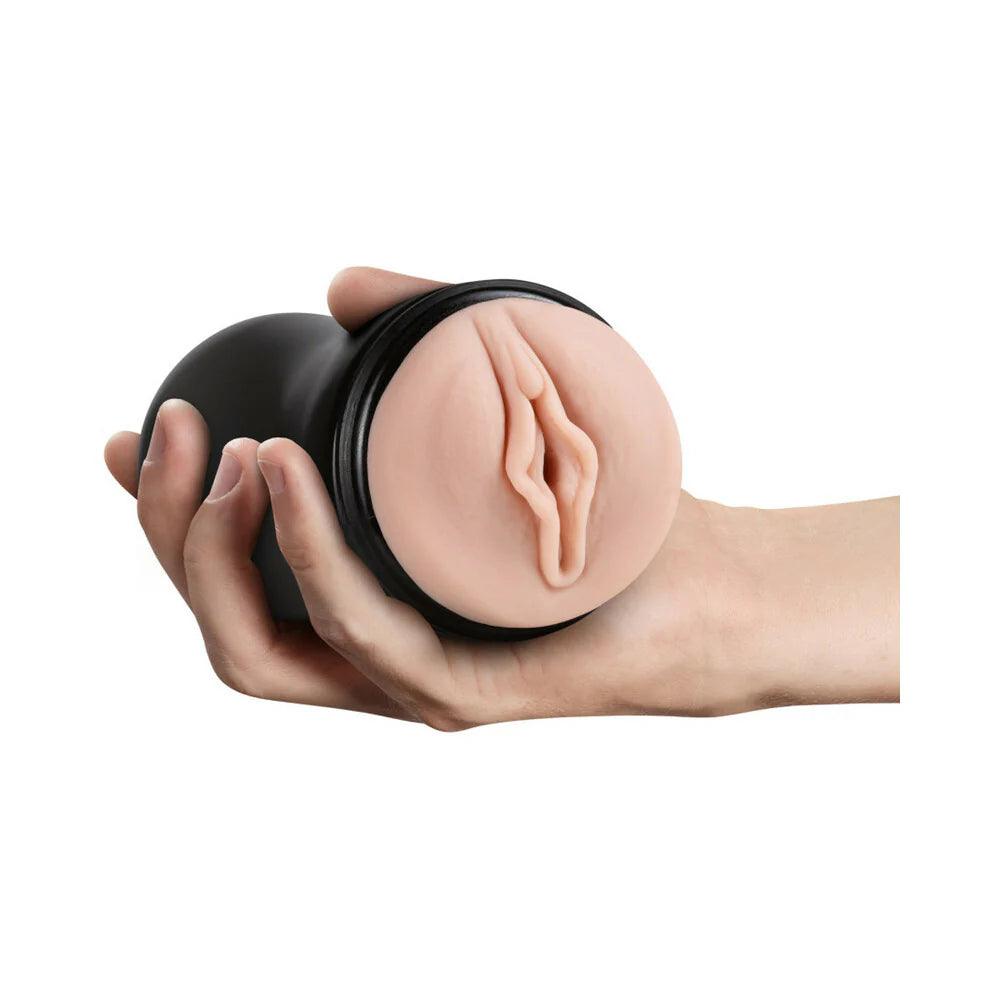 Blush M for Men Soft + Wet Pussy with Pleasure Ridges & Orbs Self-Lubricating Vagina Stroker