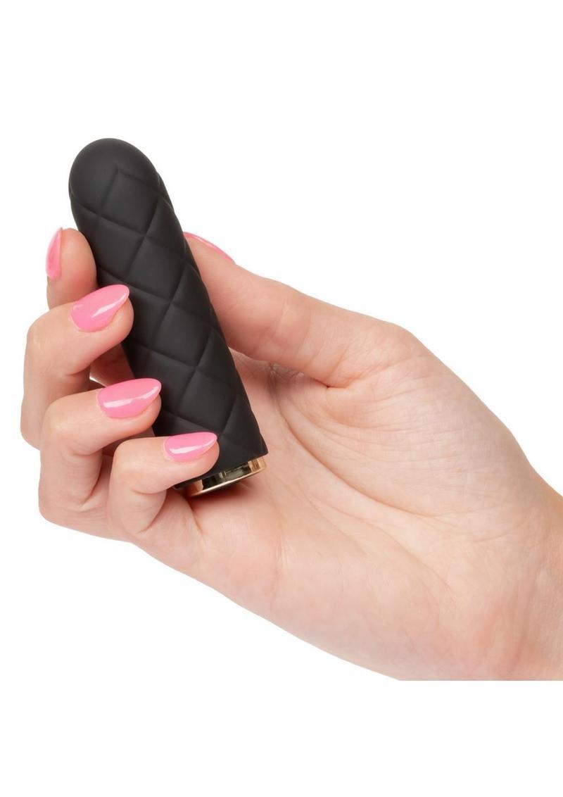 CalExotics Raven Quilted Seducer Rechargeable Silicone Bullet