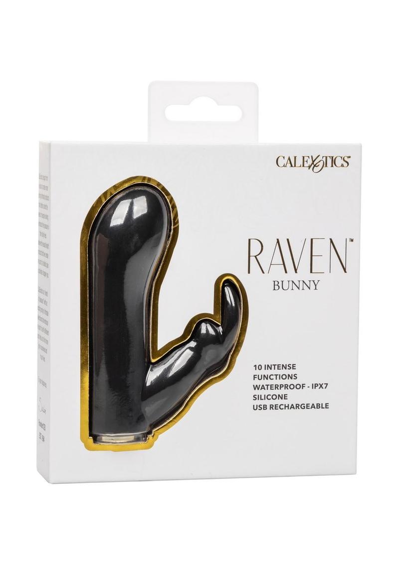 CalExotics Raven Bunny Rechargeable Silicone Rabbit Vibrator