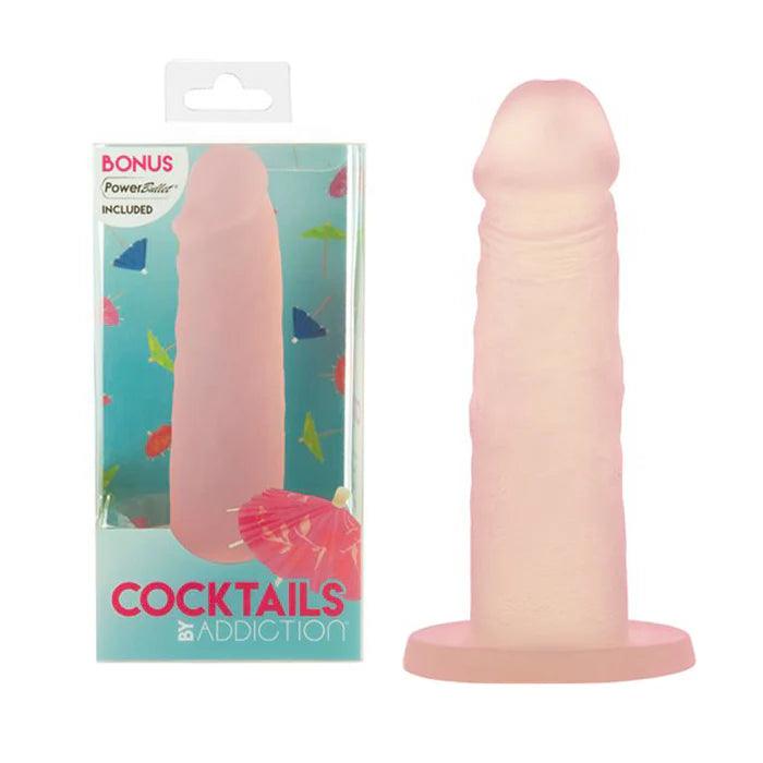 Addiction Cocktails Vibrating Silicone Dildo 5.5in