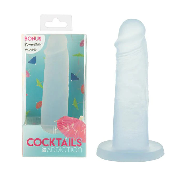 Addiction Cocktails Vibrating Silicone Dildo 5.5in