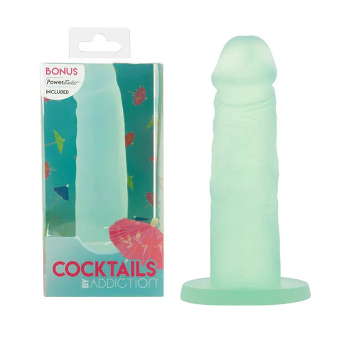 Addiction Cocktails Vibrating Silicone Dildo 5.5in