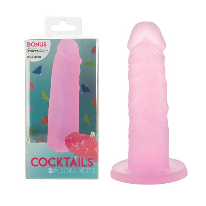 Addiction Cocktails Vibrating Silicone Dildo 5.5in