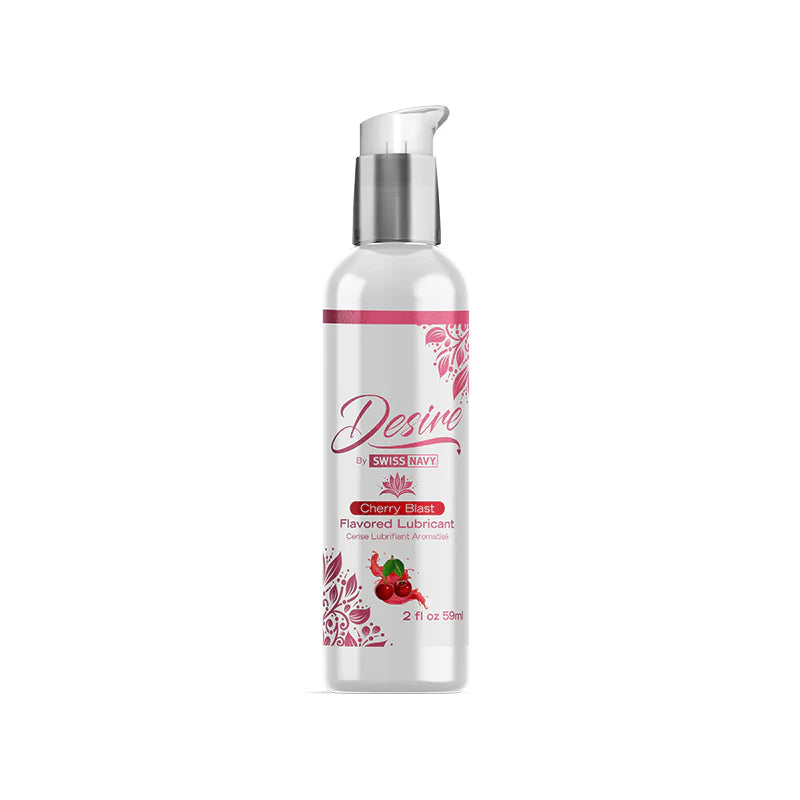 Swiss Navy Desire Cherry Blast Water-Based Flavored Lubricant 2 oz.