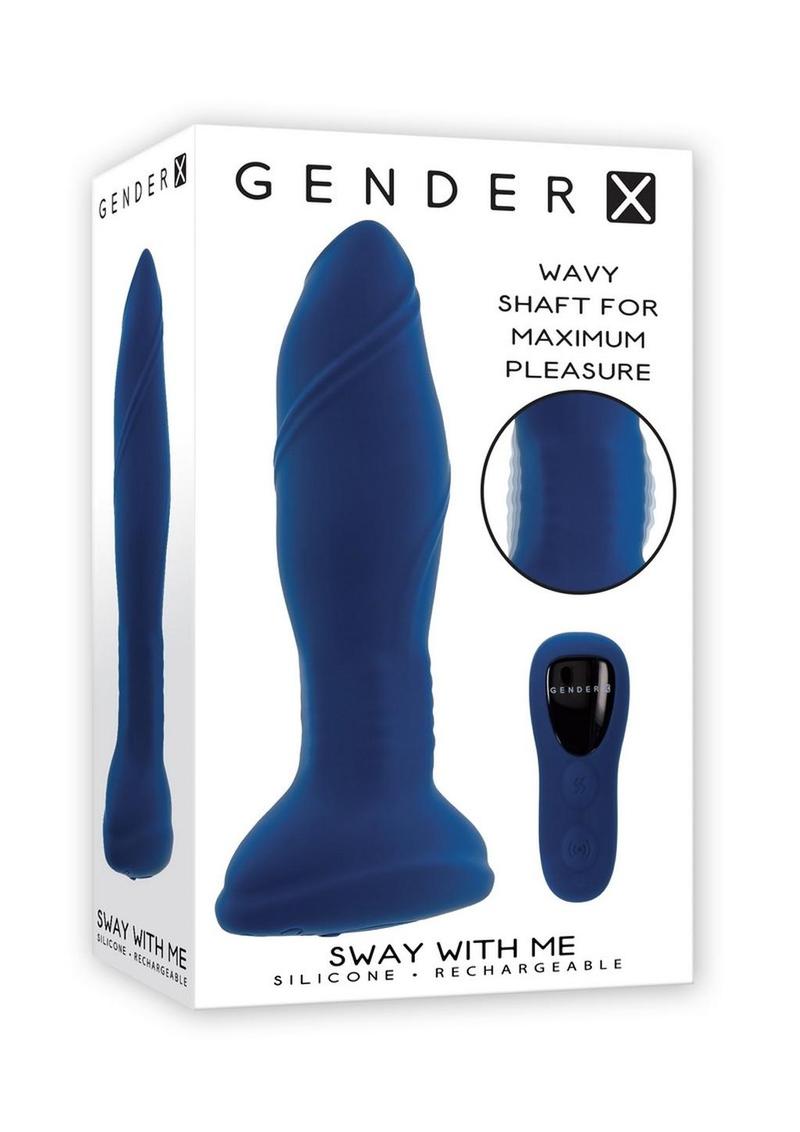 Gender X Sway with Me Rechargeable Silicone Anal Plug with Remote Control