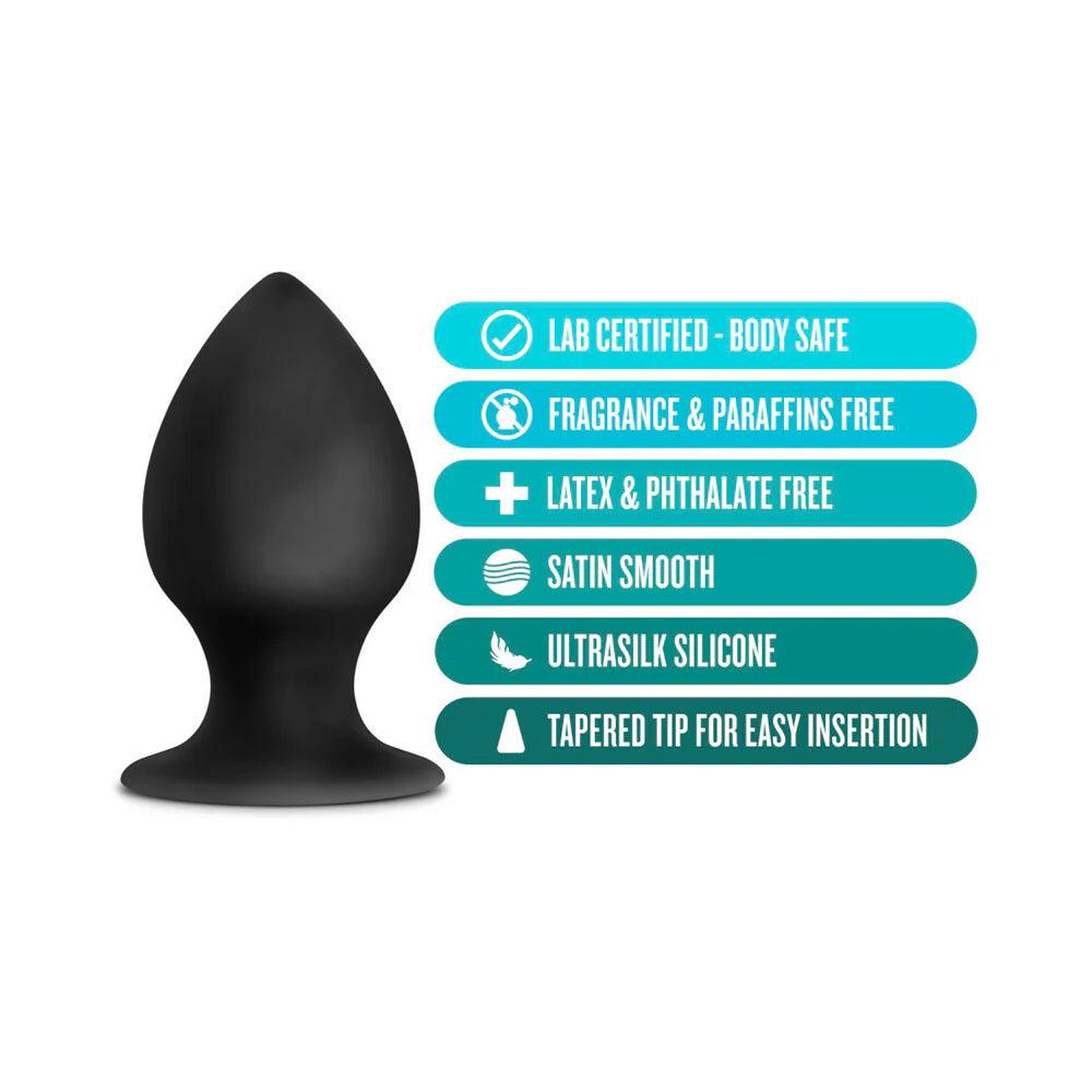 Anal Adventures Platinum Silicone Anal Stout Plug