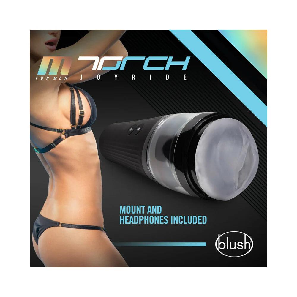 Blush M for Men Torch Joyride Rechargeable Hands-Free Thrusting Masturbator