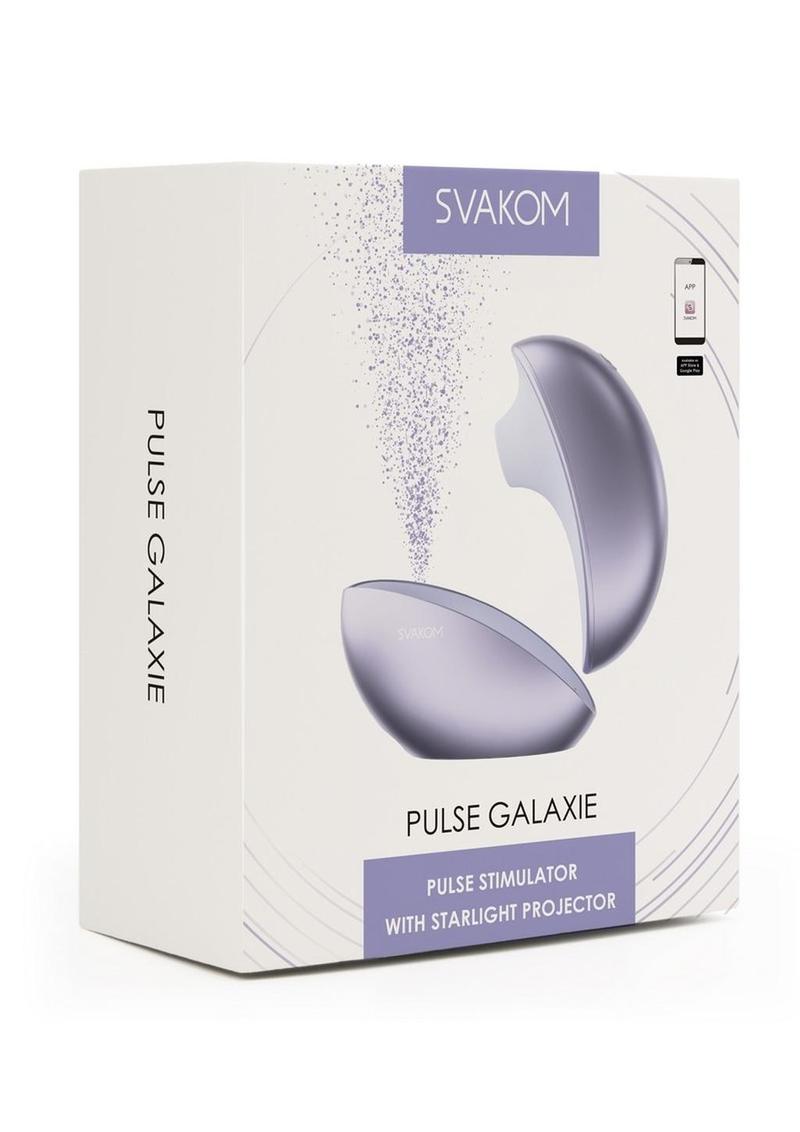 Svakom Pulse Galaxie App Compatible Rechargeable Silicone Clitoral Stimulator with Remote Control