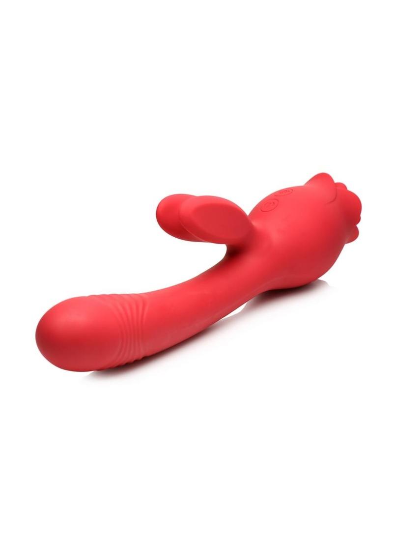 Bloomgasm Blooming Bunny Sucking & Thrusting Silicone Rechargeable Rabbit Vibrator