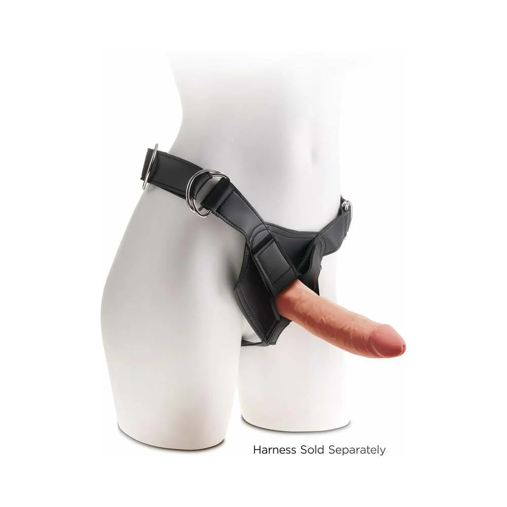 Pipedream King Cock Plus 7 in. Triple Density Cock Realistic Dildo With Suction Cup