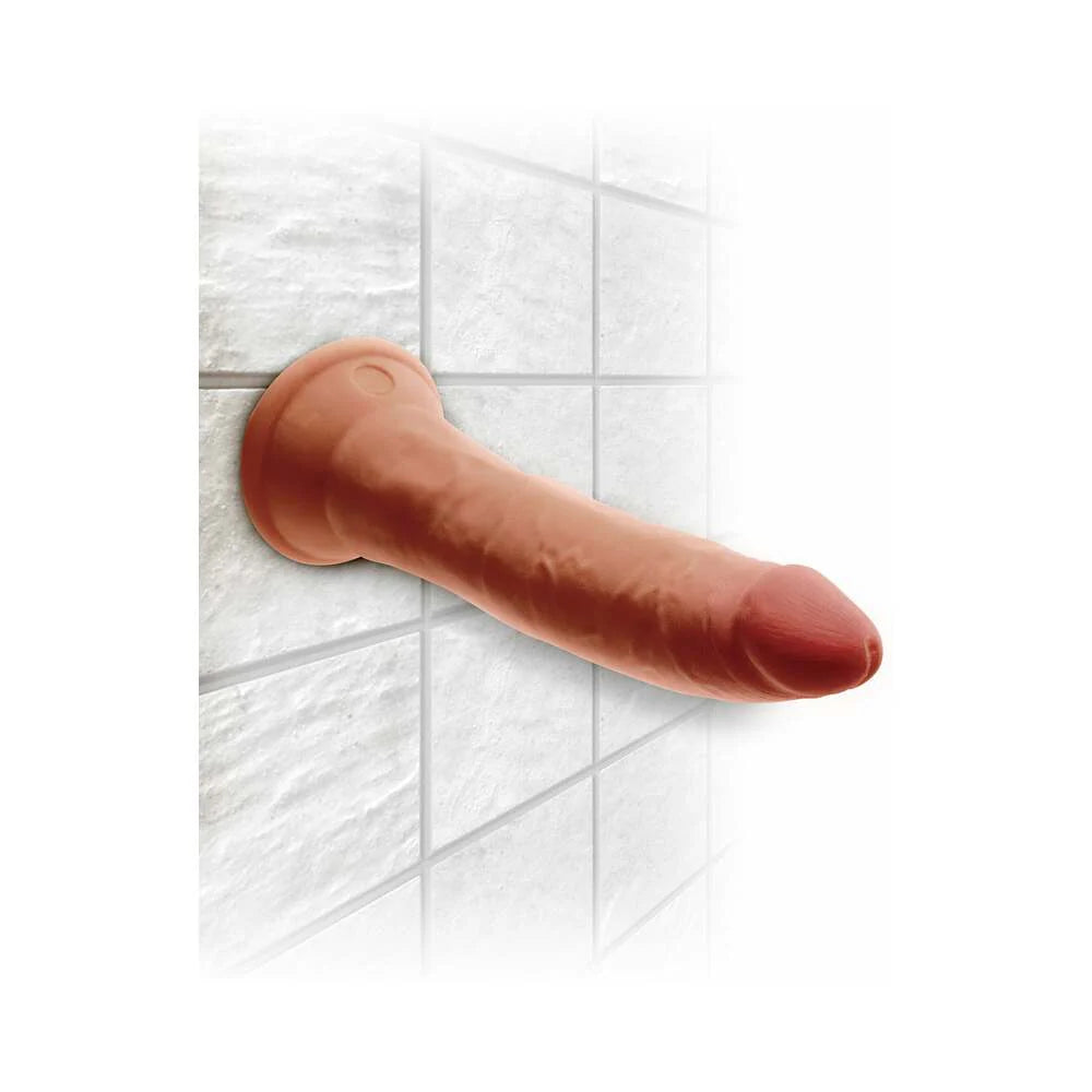 Pipedream King Cock Plus 7 in. Triple Density Cock Realistic Dildo With Suction Cup