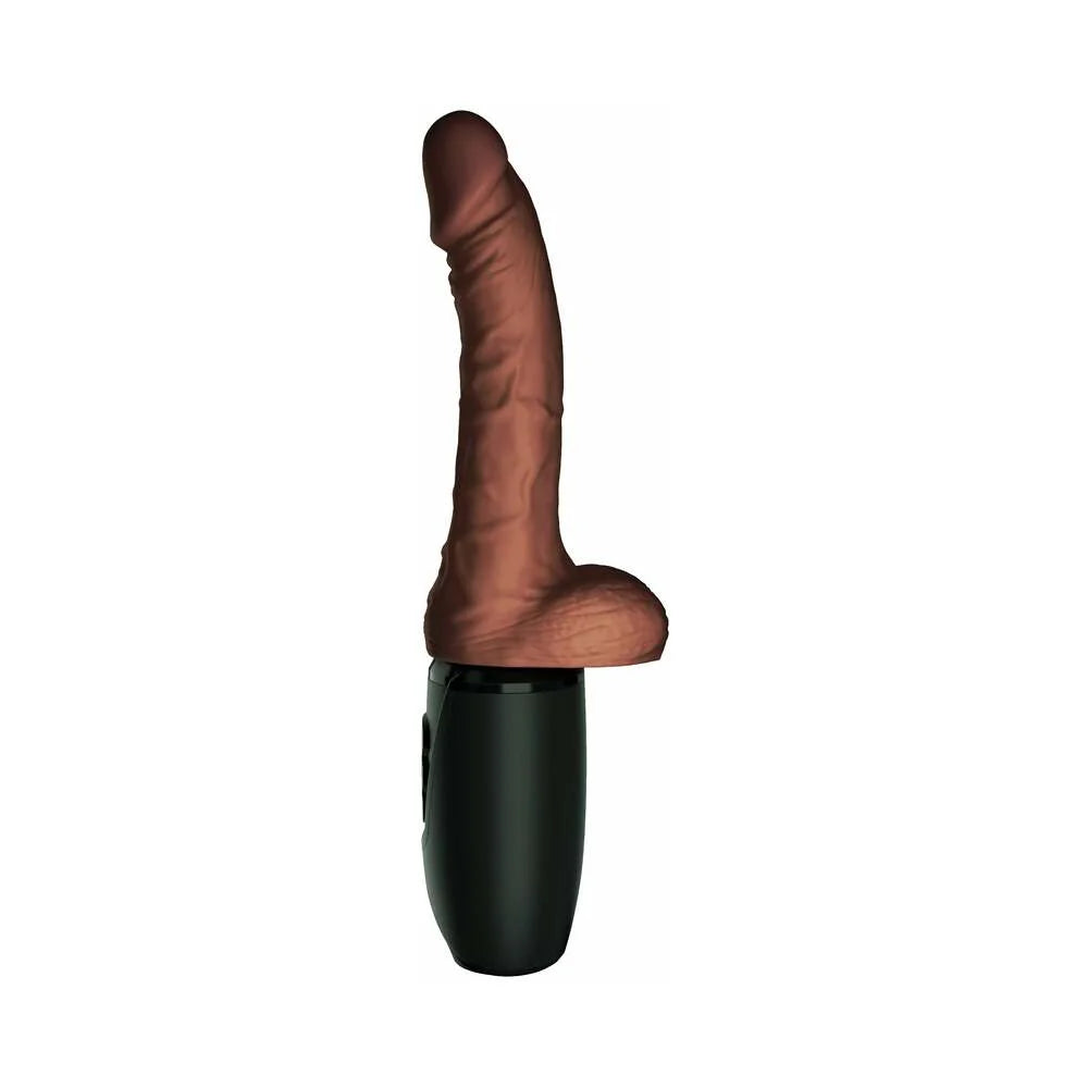 Pipedream King Cock Plus 7.5 in. Thrusting Cock With Balls Rechargeable Realistic Vibrator