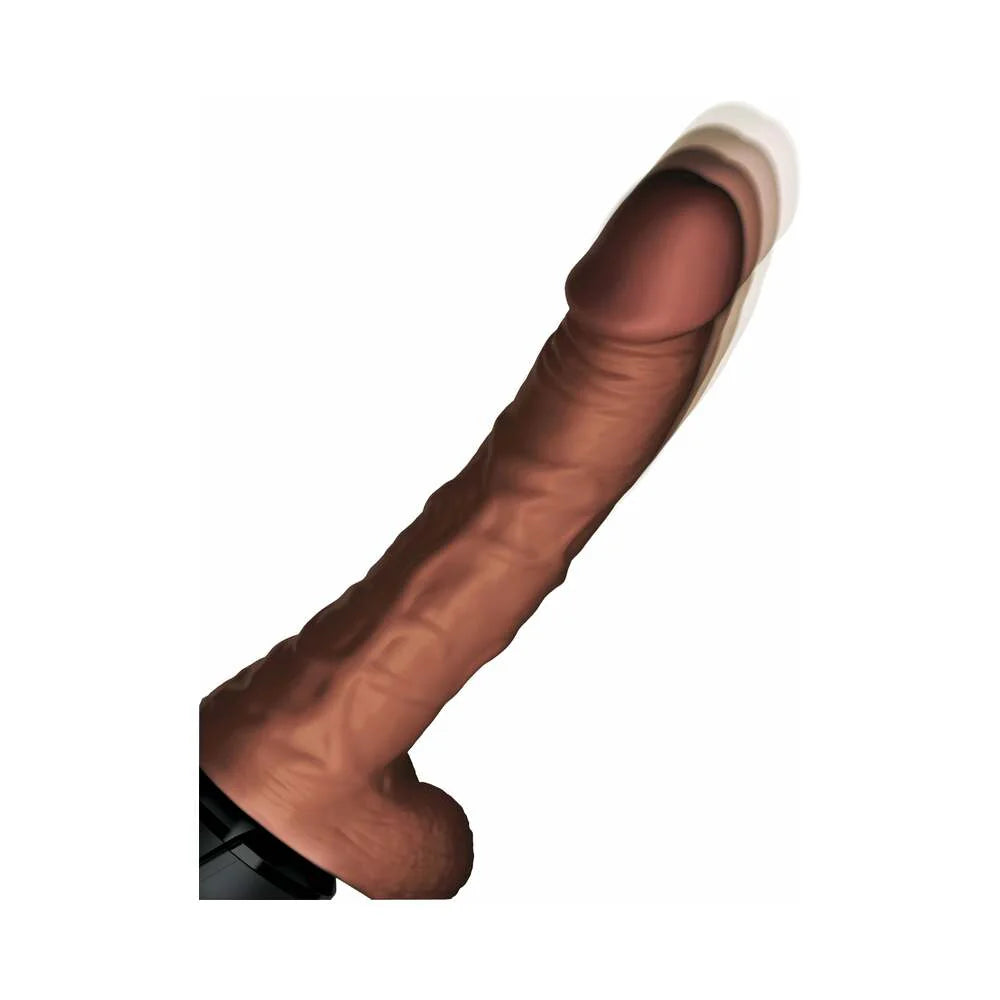 Pipedream King Cock Plus 7.5 in. Thrusting Cock With Balls Rechargeable Realistic Vibrator